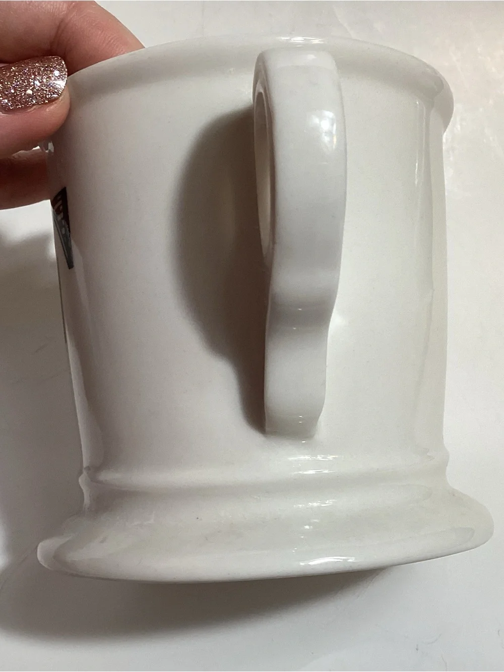 Anthropologie Monogram Letter F Shaving Style Mug